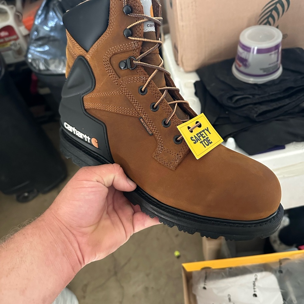 Carhartt Men's Tan Safety Toe Boots